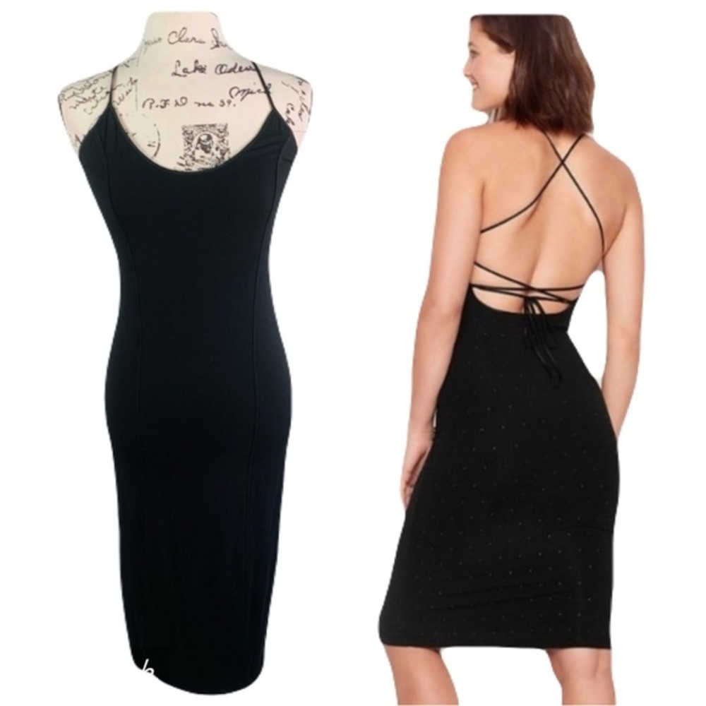 NWT Victoria’s Secret Tie Back Dress – Sleek & Elegant